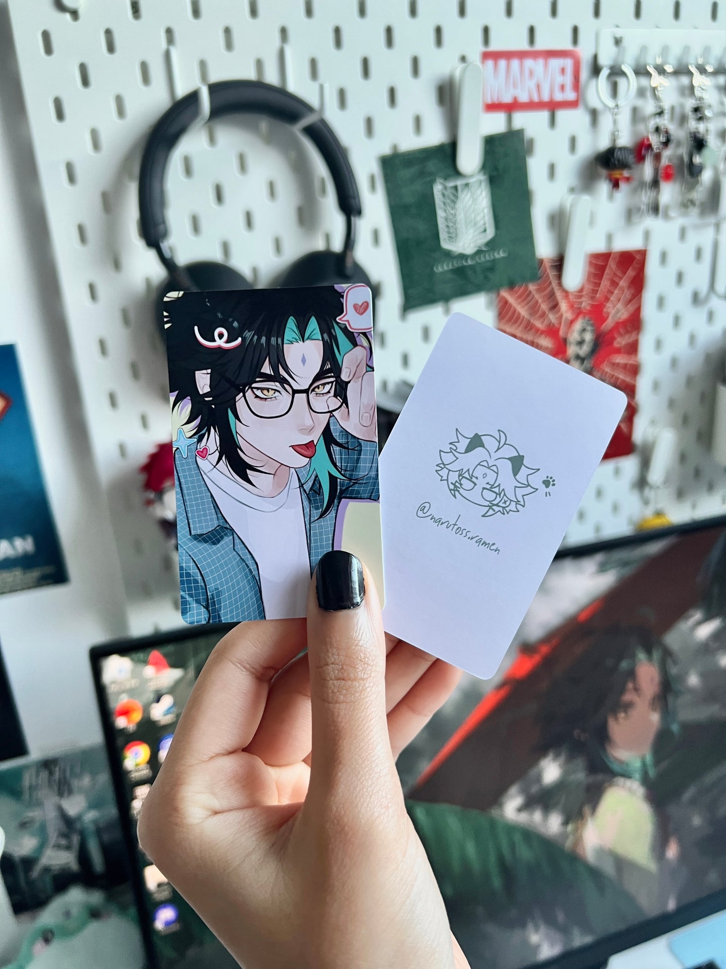 Anime drawing GLOSSY ART PC PHOTOCARDS Genshin Impact Xiao