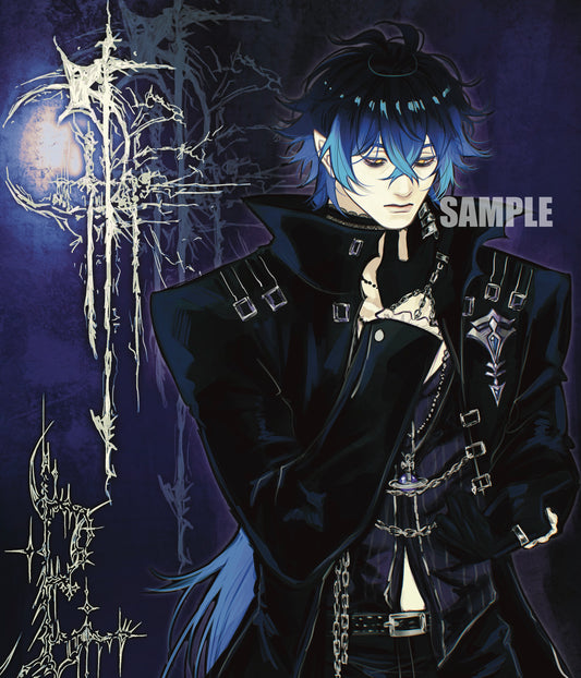 Genshin impact Flins anime boy drawing GLOSSY ART PRINT