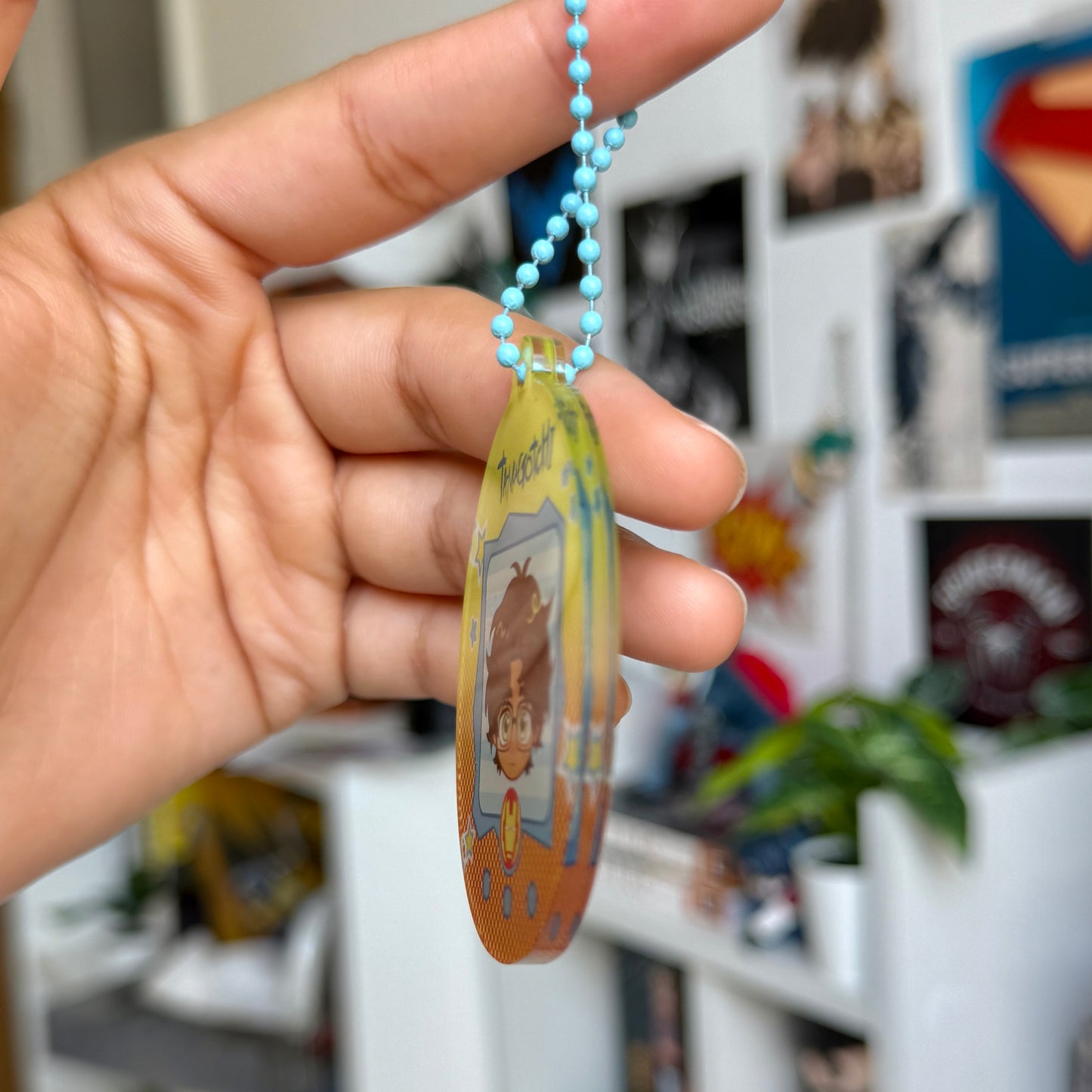 Anime chibi OC epoxy style acrylic 6cm keychains