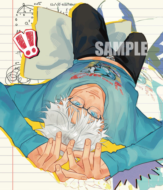 Anime drawing GLOSSY ART PRINT Gojo